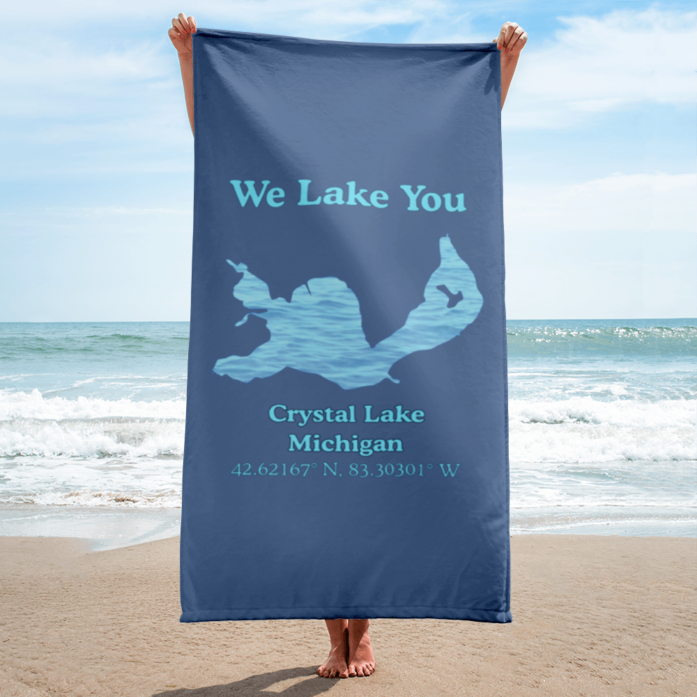 Crystal Lake Beach Towel