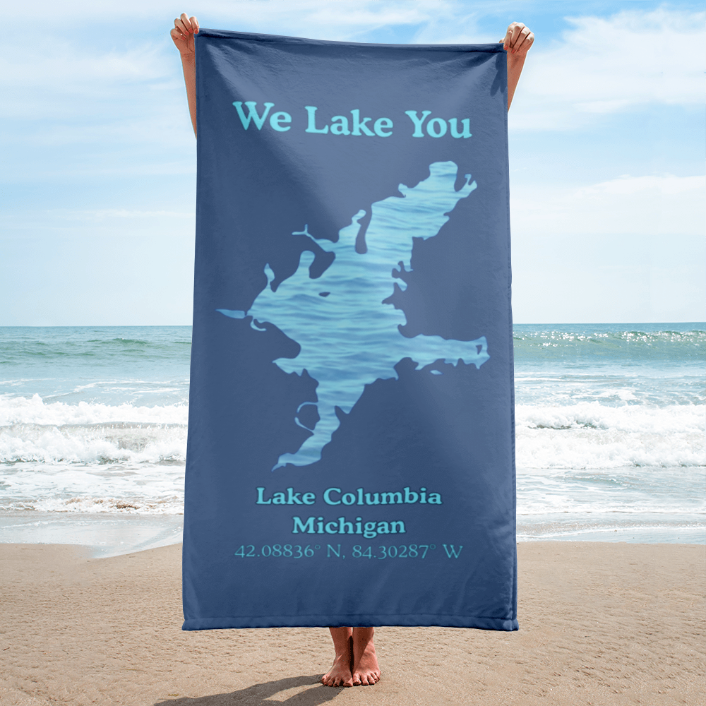 Lake Columbia Beach Towel