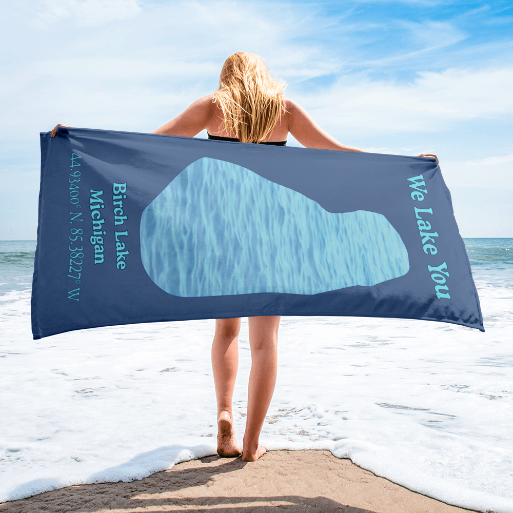 Birch Lake Beach Towel