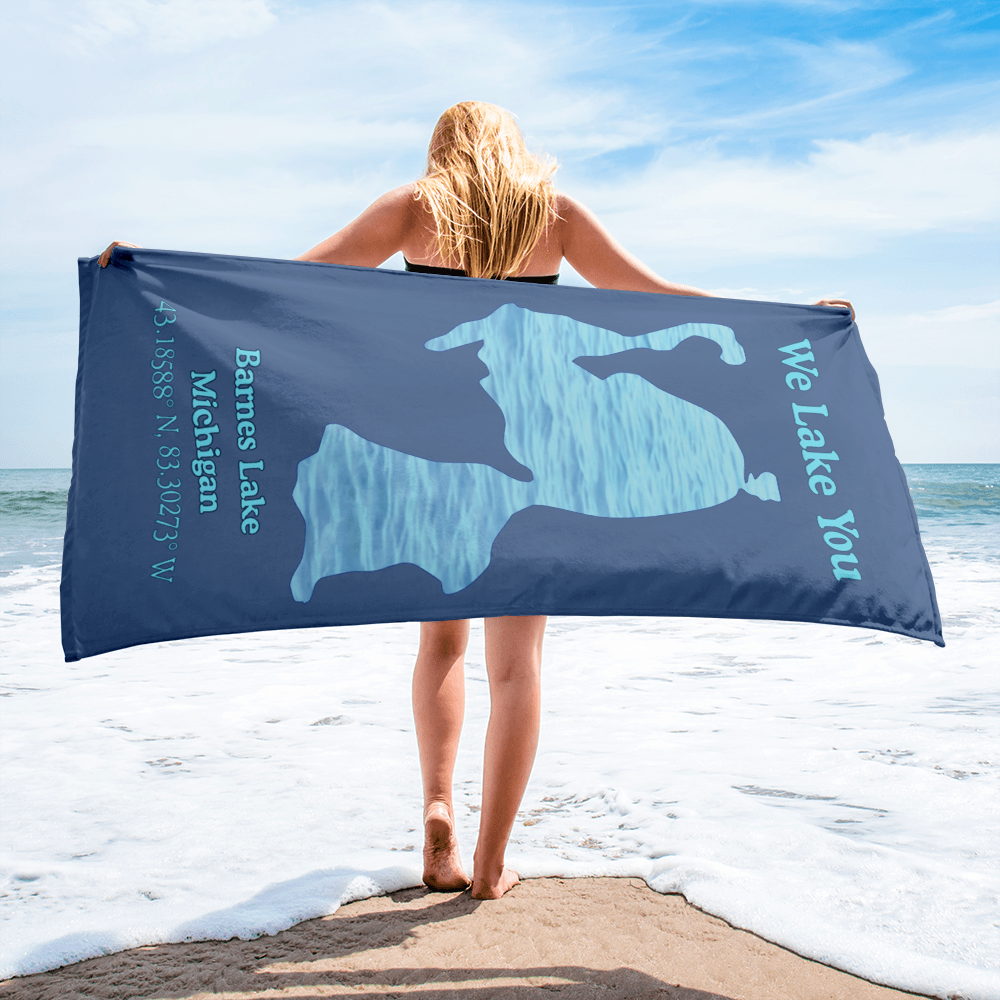 Barnes Lake Beach Towel