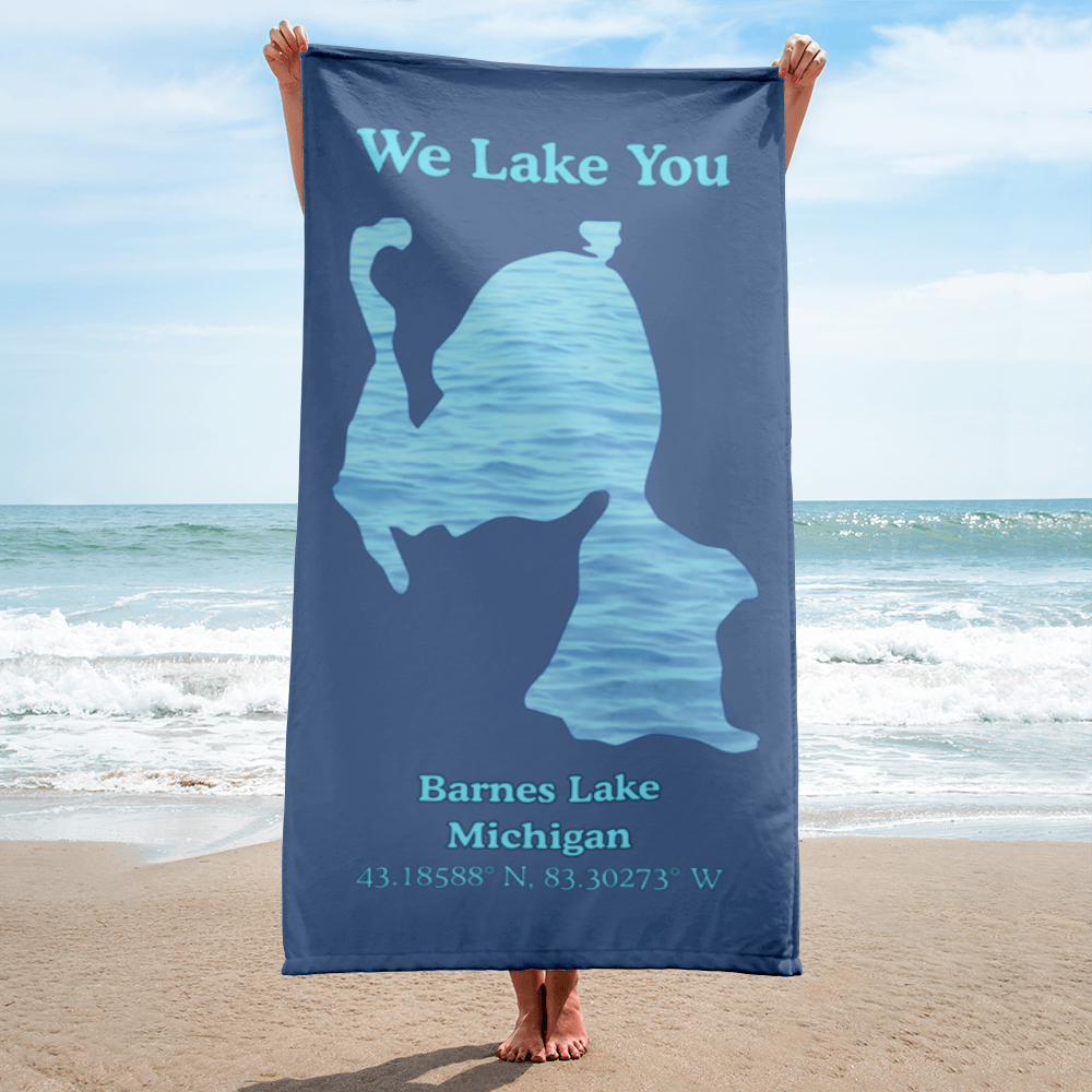Barnes Lake Beach Towel
