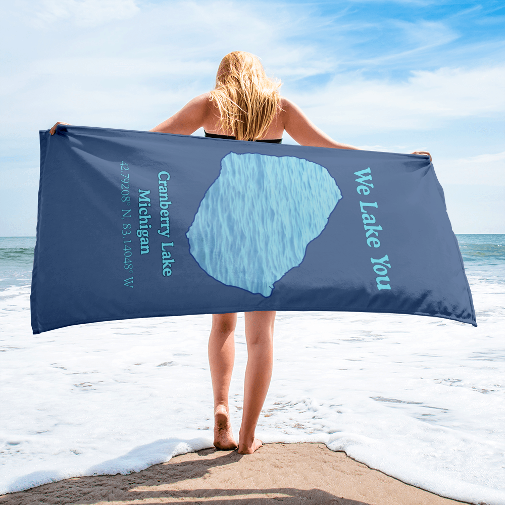 Cranberry Lake Beach Towel