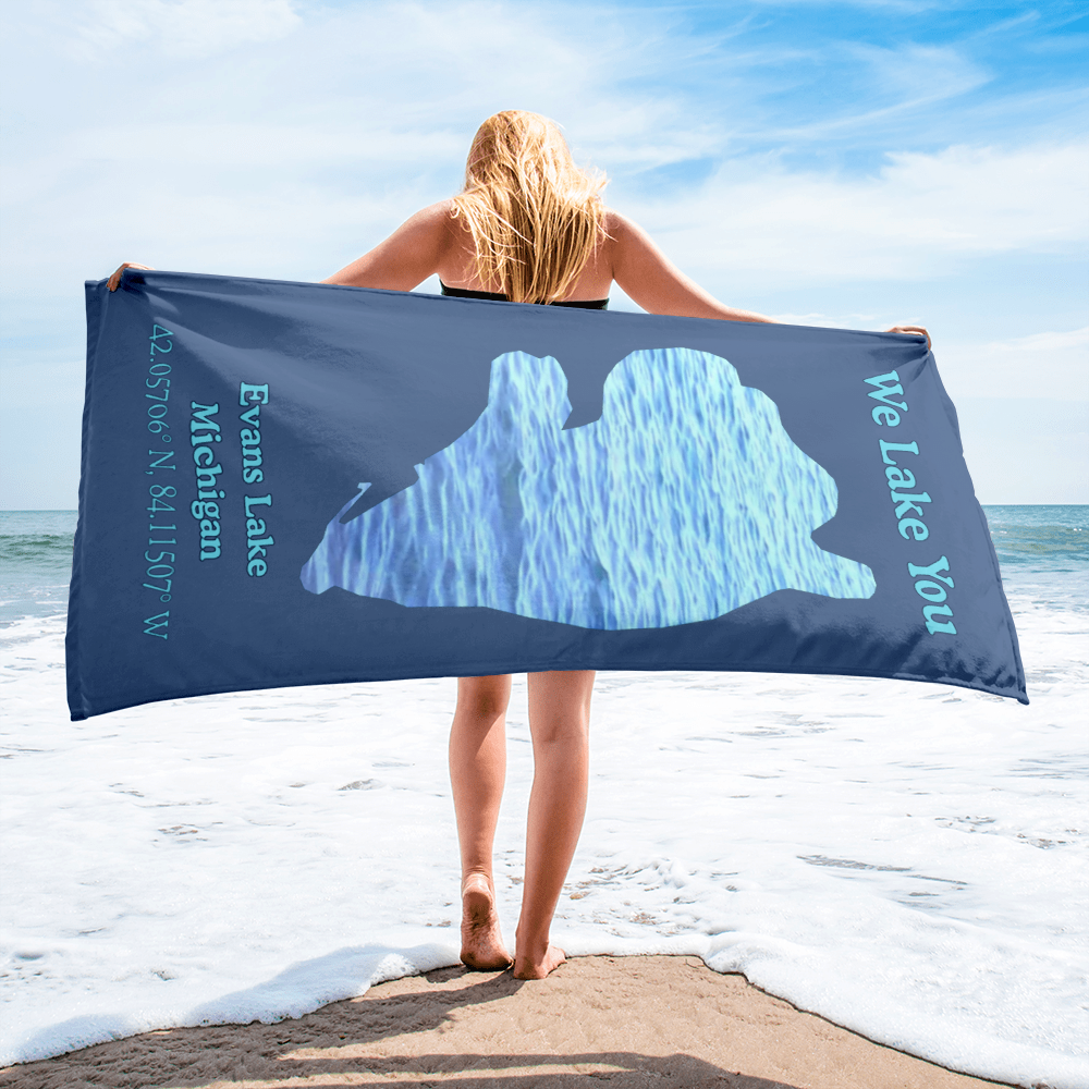 Evans Lake Beach Towel