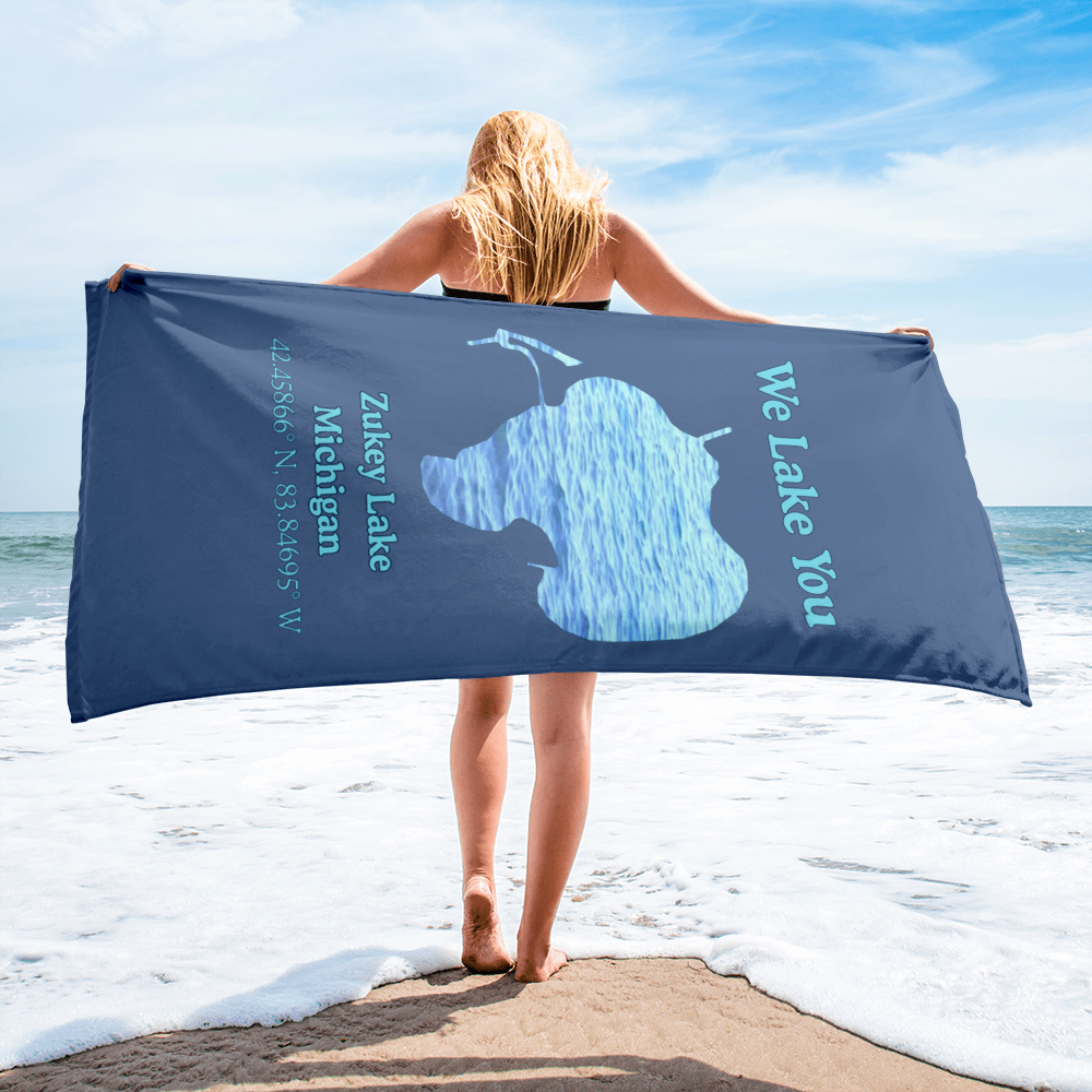 Zukey Lake Beach Towel