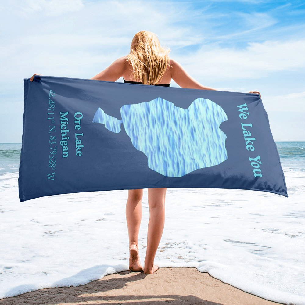 Ore Lake Beach Towel