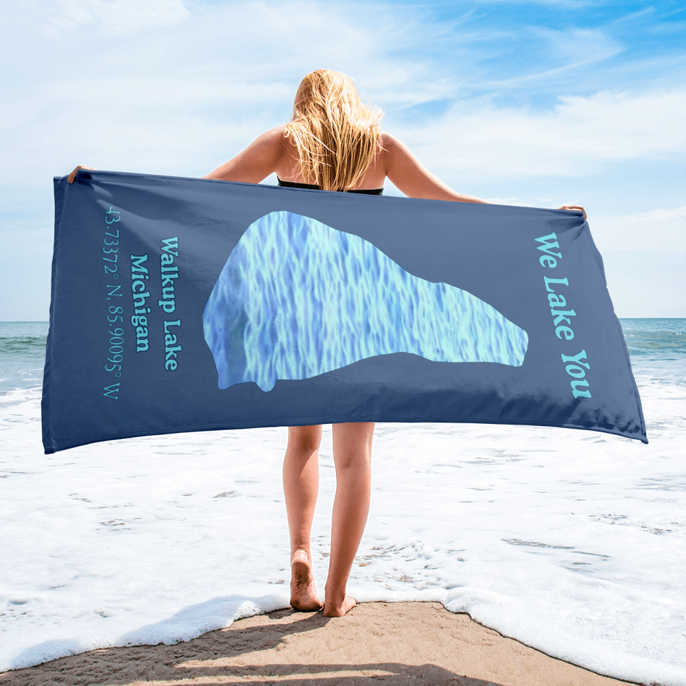 Walkup Lake Beach Towel