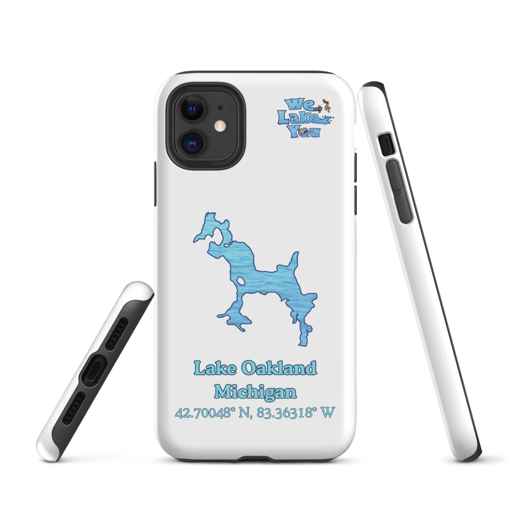 Tough Case for iPhone® 15 and 16 with Lake Oakland