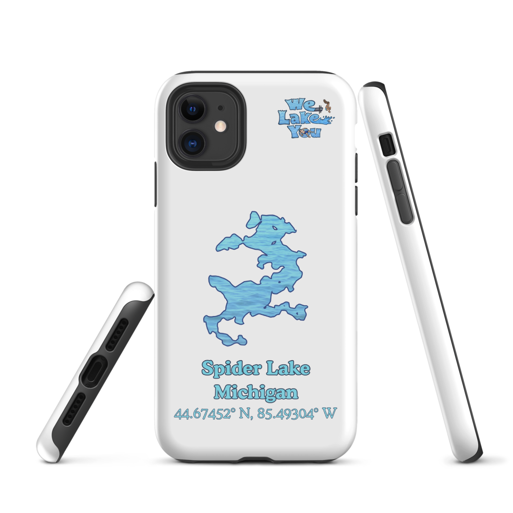 Tough Case for iPhone® 15 and 16 with Spider Lake