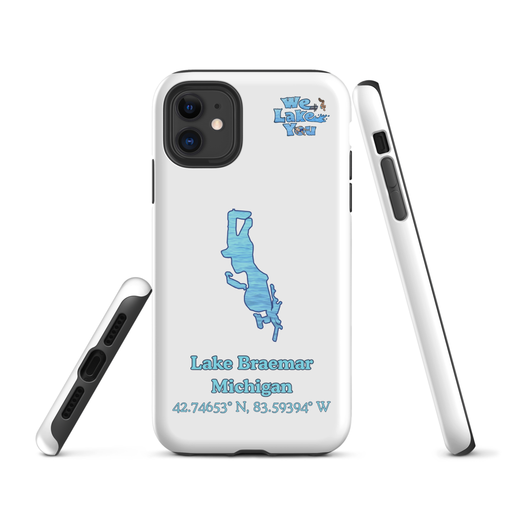 Tough Case for iPhone® 15 and 16 with Lake Braemar