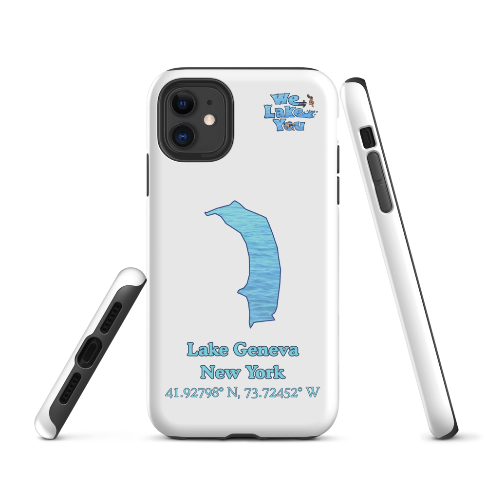 Tough Case for iPhone® 15 and 16 with Lake Geneva