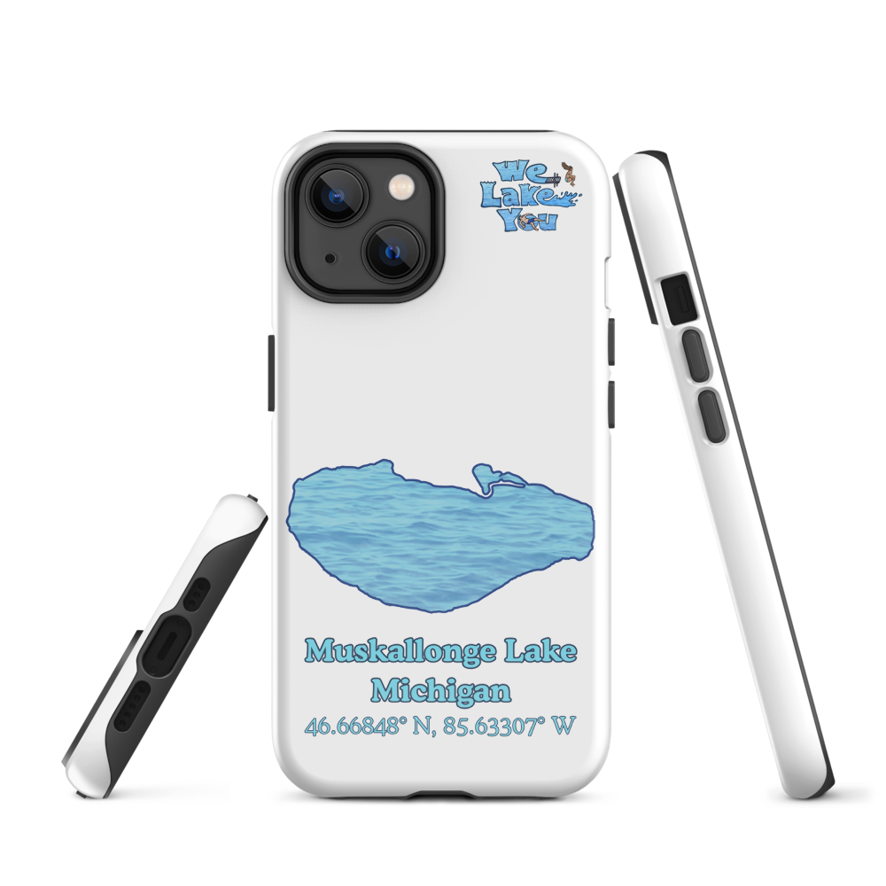 Tough Case for iPhone® 15 and 16 with Muskallonge Lake