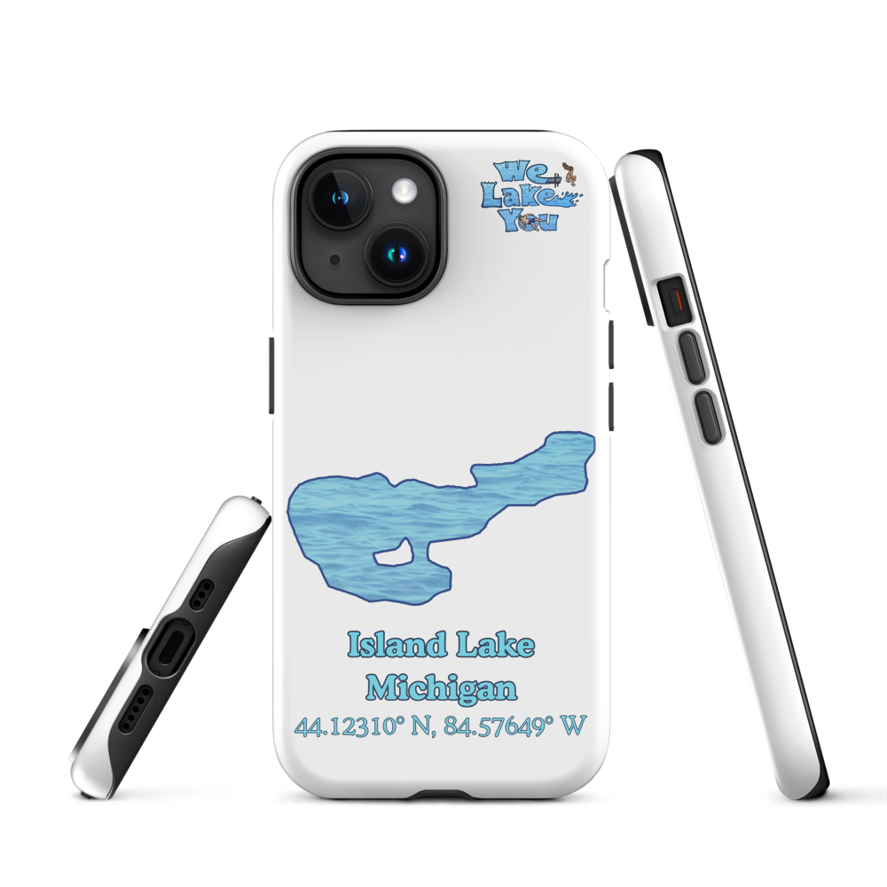 Tough Case for iPhone® 15 and 16 with Island Lake