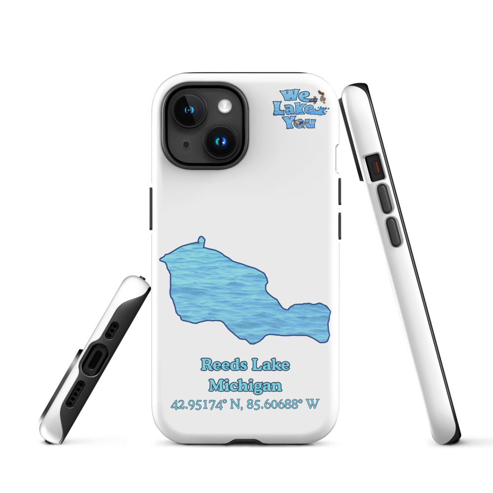 Tough Case for iPhone® 15 and 16 with Reeds Lake