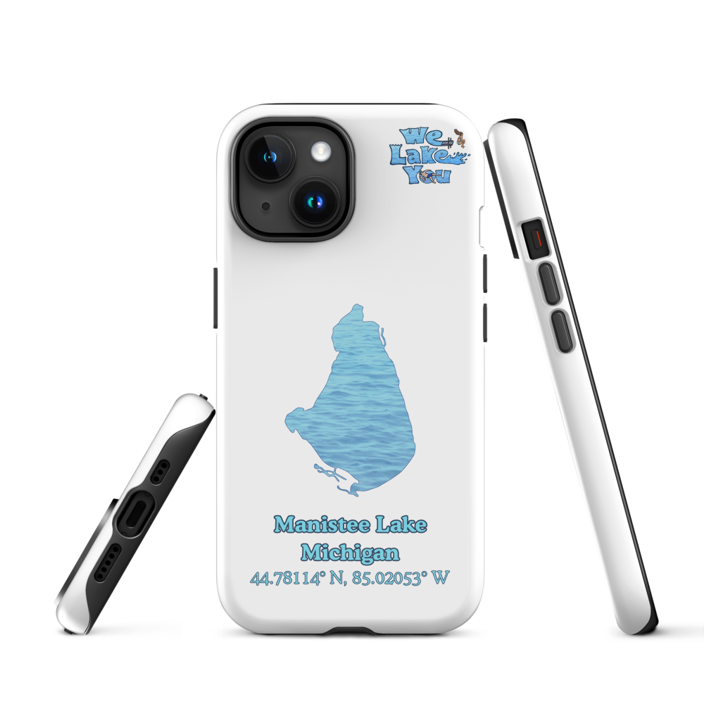 Tough Case for iPhone® 15 and 16 with Manistee Lake