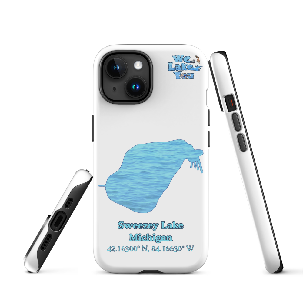 Tough Case for iPhone® 15 and 16 with Sweezey Lake
