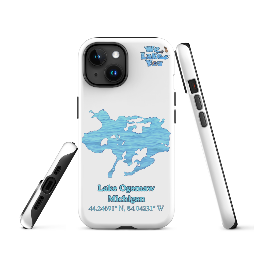 Tough Case for iPhone® 15 and 16 with Lake Ogemaw