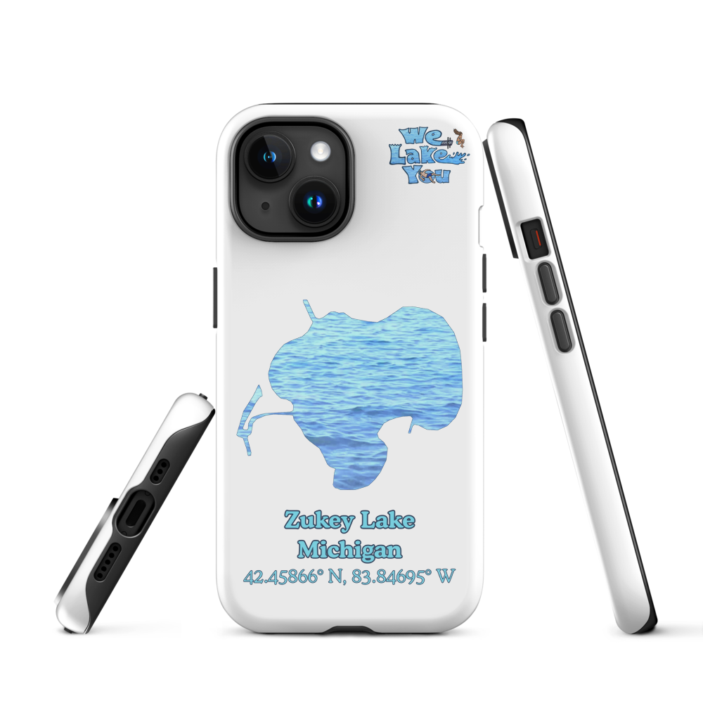 Tough Case for iPhone® 15 and 16 with Zukey Lake