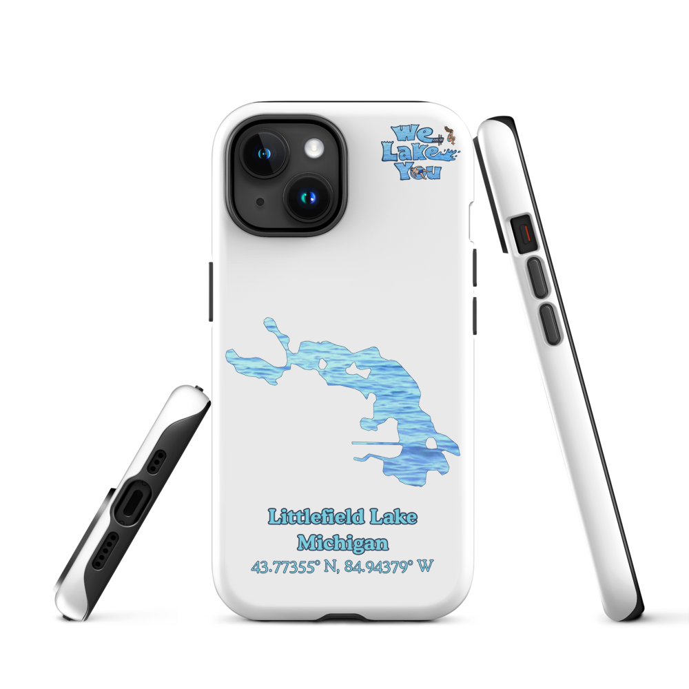 Tough Case for iPhone® 15 and 16 with Littlefield Lake