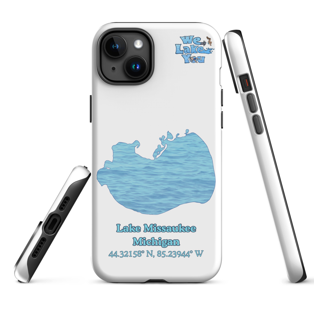 Tough Case for iPhone® 15 and 16 with Lake Missaukee