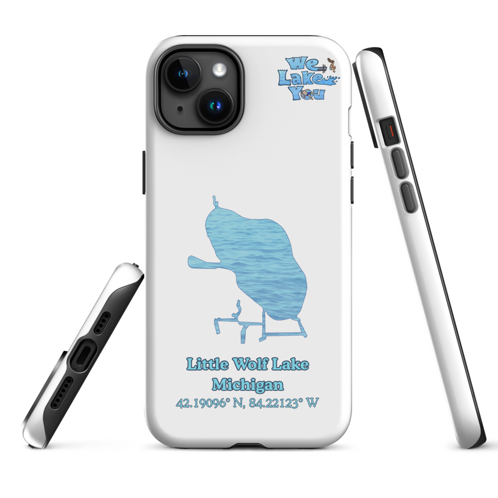 Tough Case for iPhone® 15 and 16 with Little Wolf Lake