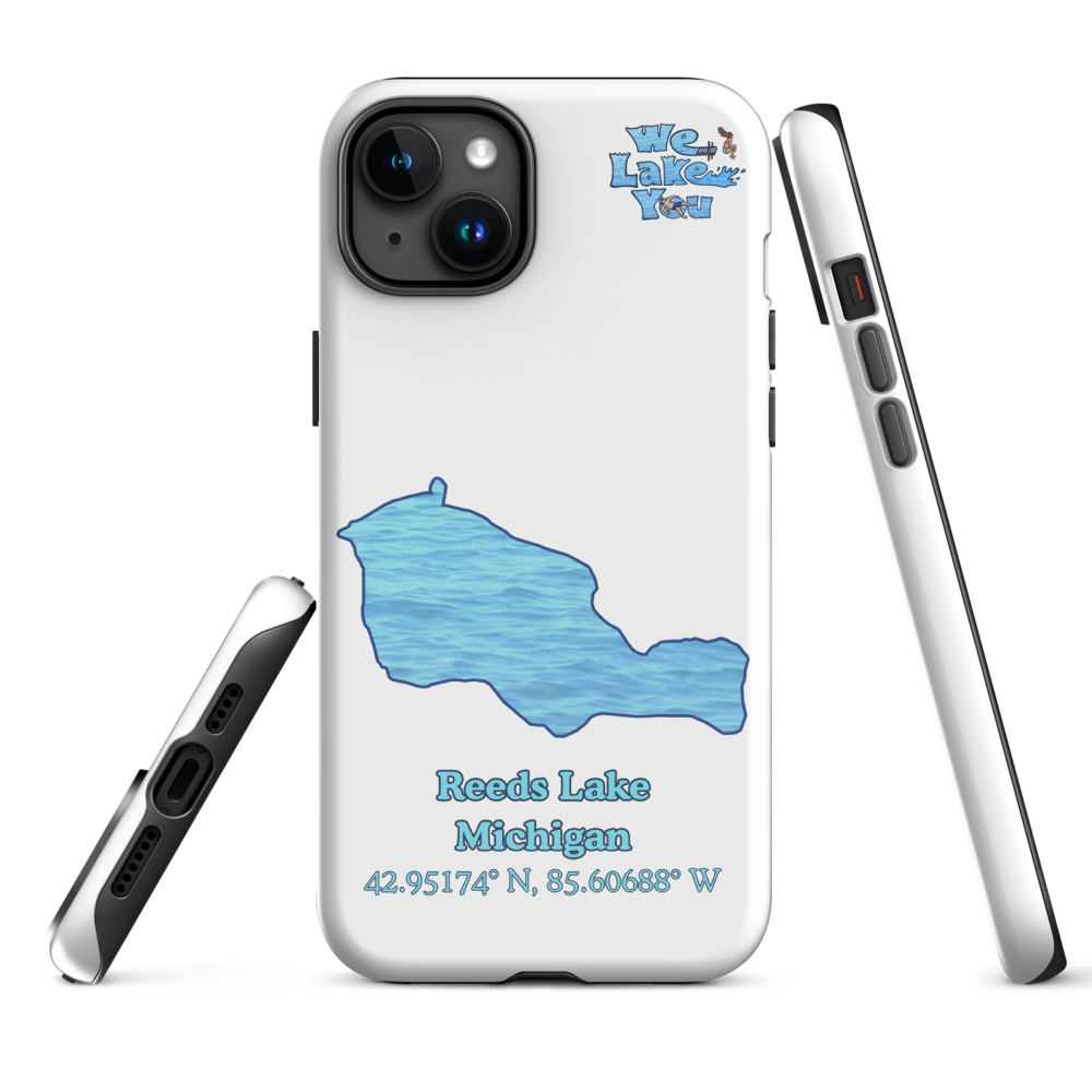 Tough Case for iPhone® 15 and 16 with Reeds Lake