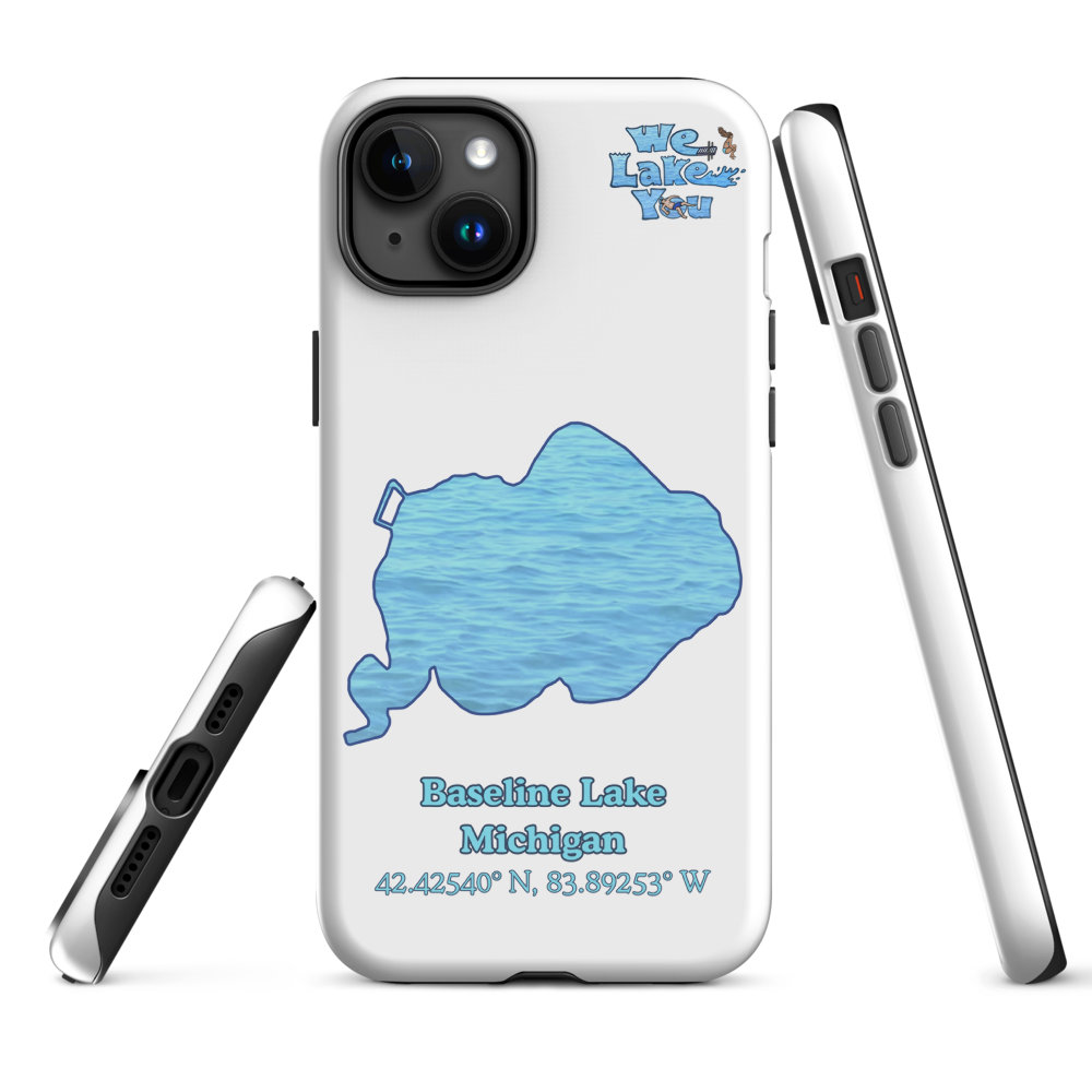 Tough Case for iPhone® 15 and 16 with Baseline Lake