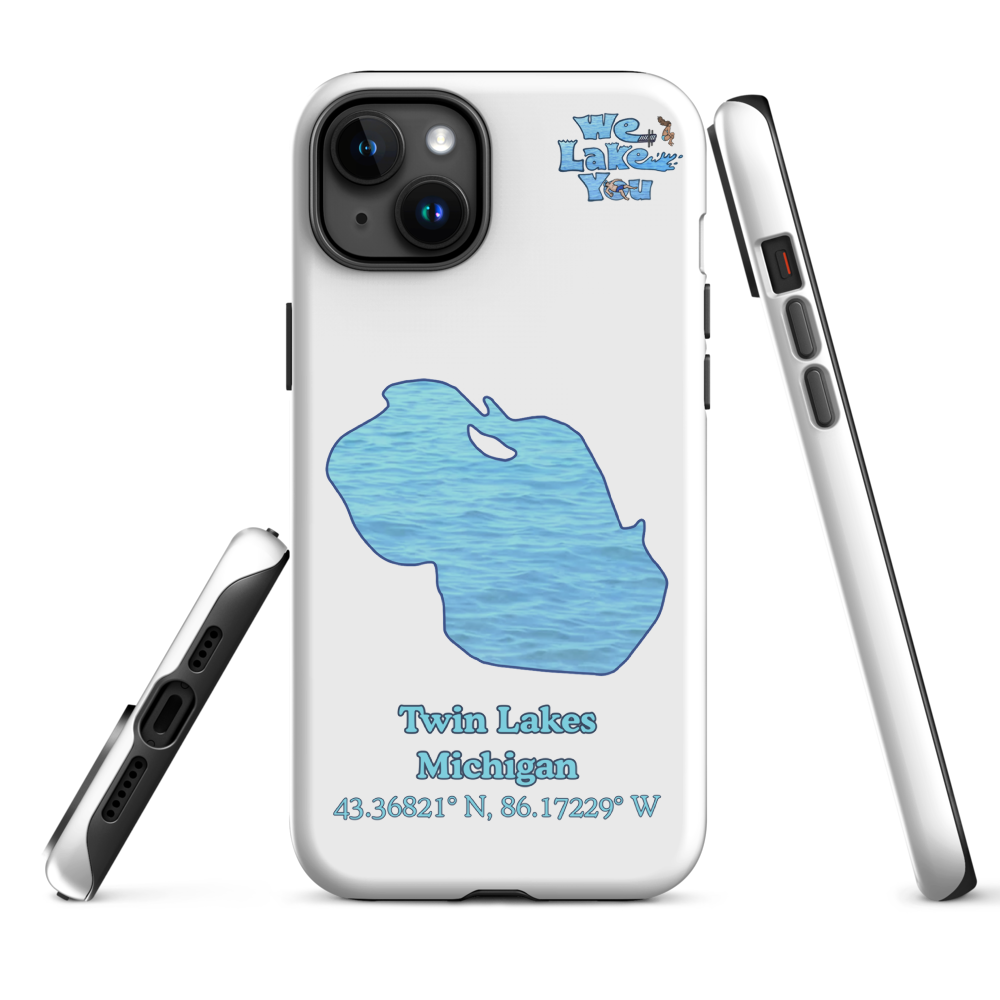 Tough Case for iPhone® 15 and 16 with Twin Lakes