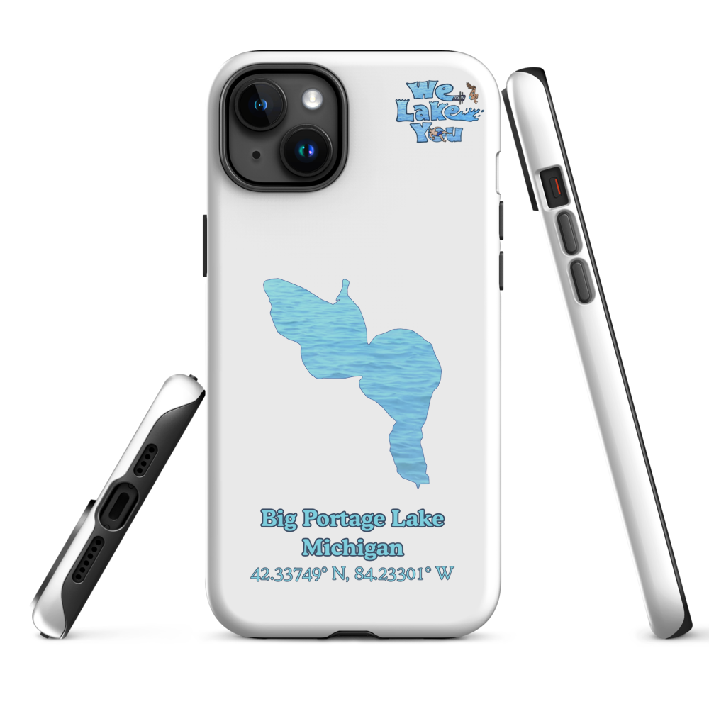 Tough Case for iPhone® 15 and 16 with Big Portage Lake