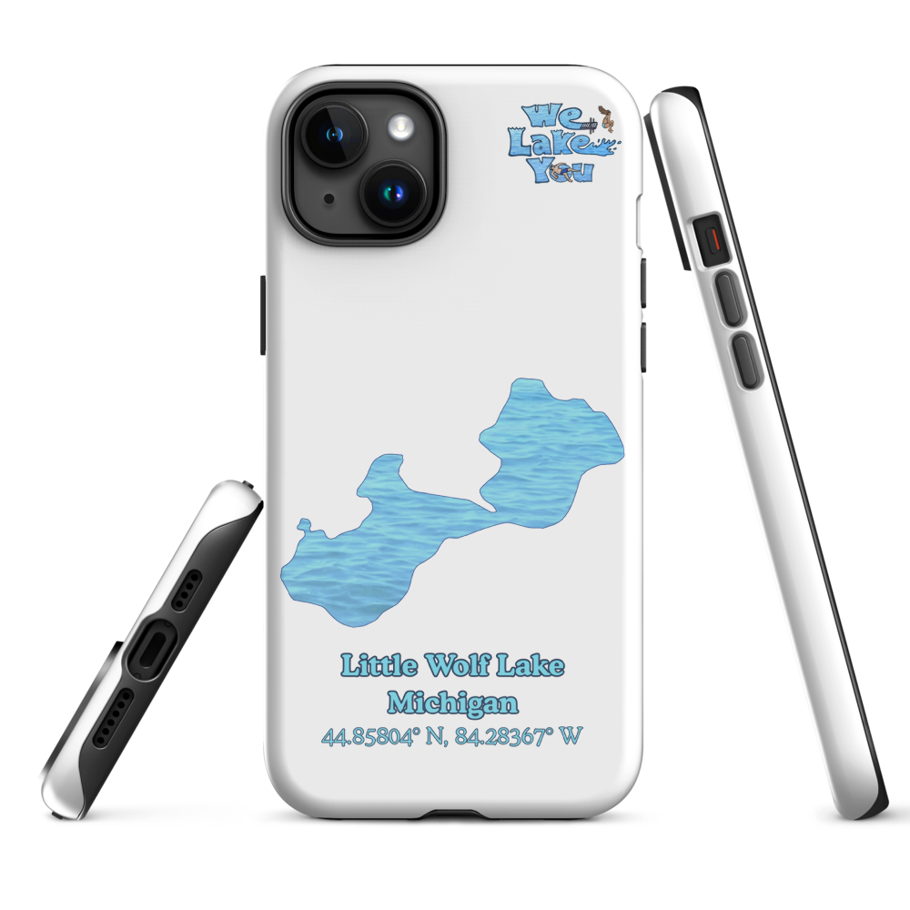 Tough Case for iPhone® 15 and 16 with Little Wolf Lake