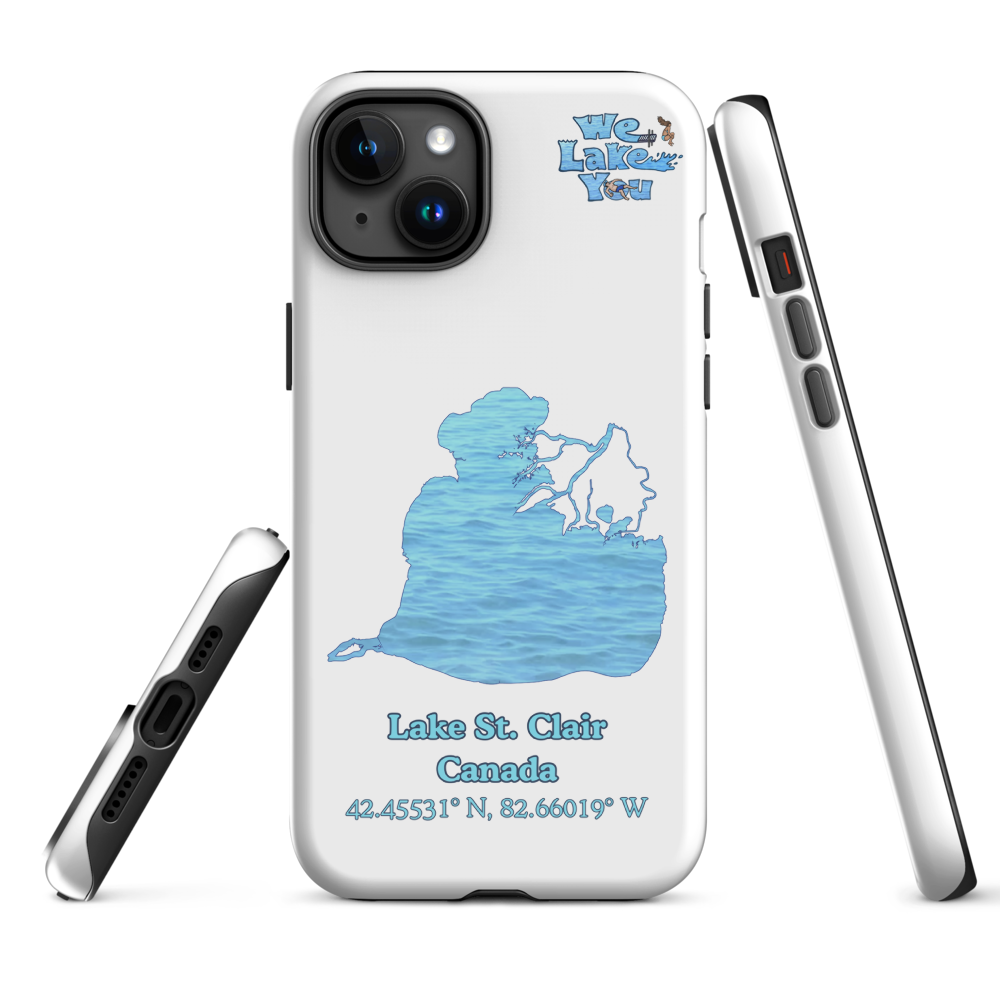 Tough Case for iPhone® 15 and 16 with Lake St. Clair