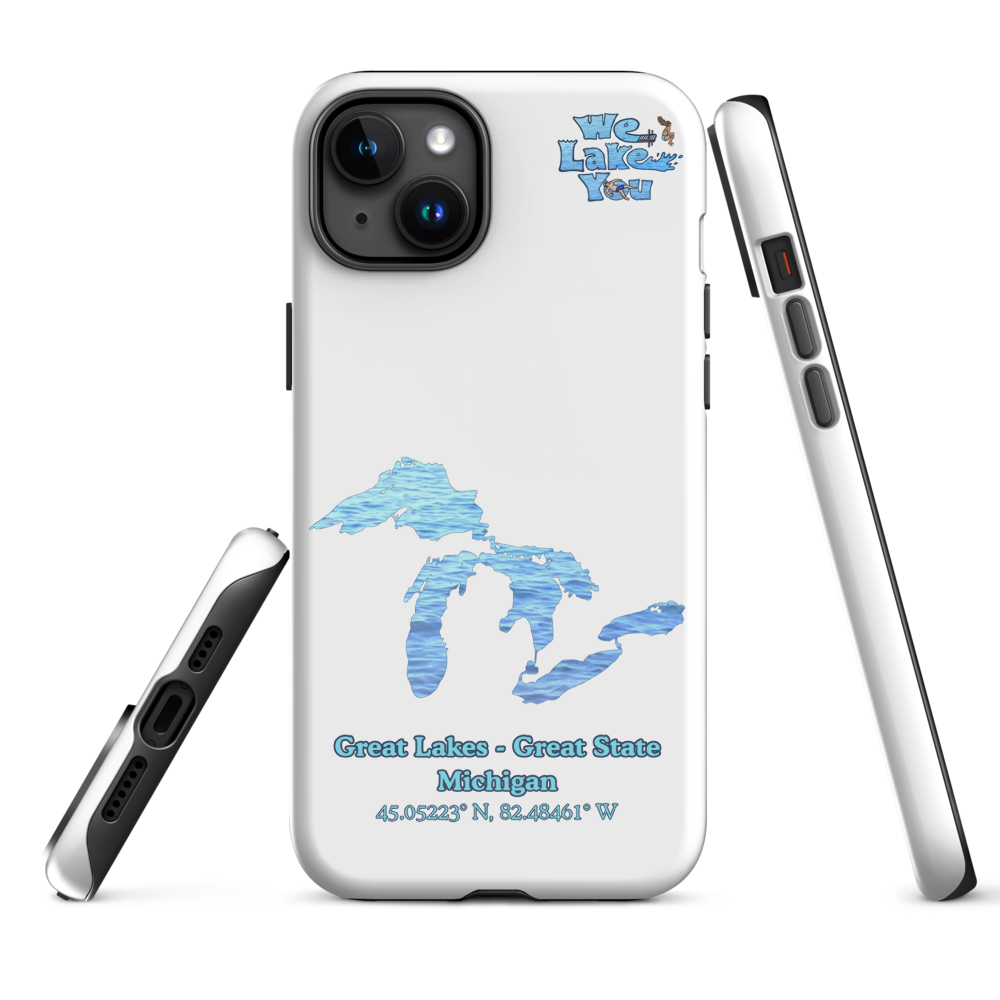 Tough Case for iPhone® 15 and 16 with Great Lakes - Great State