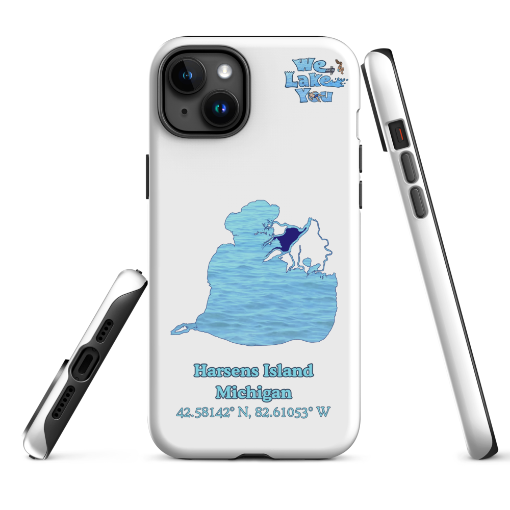 Tough Case for iPhone® 15 and 16 with Harsens Island