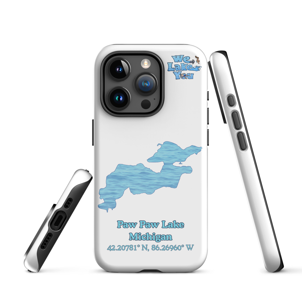 Tough Case for iPhone® 15 and 16 with Paw Paw Lake
