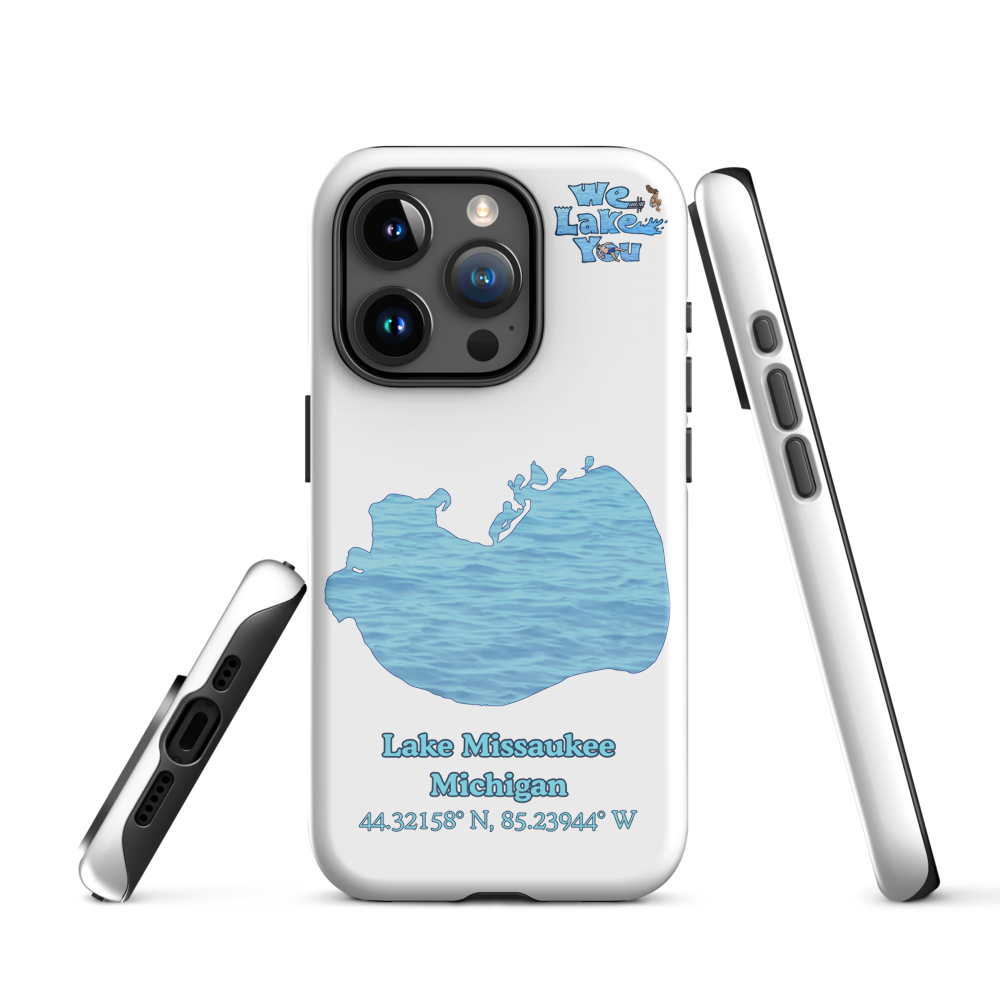Tough Case for iPhone® 15 and 16 with Lake Missaukee