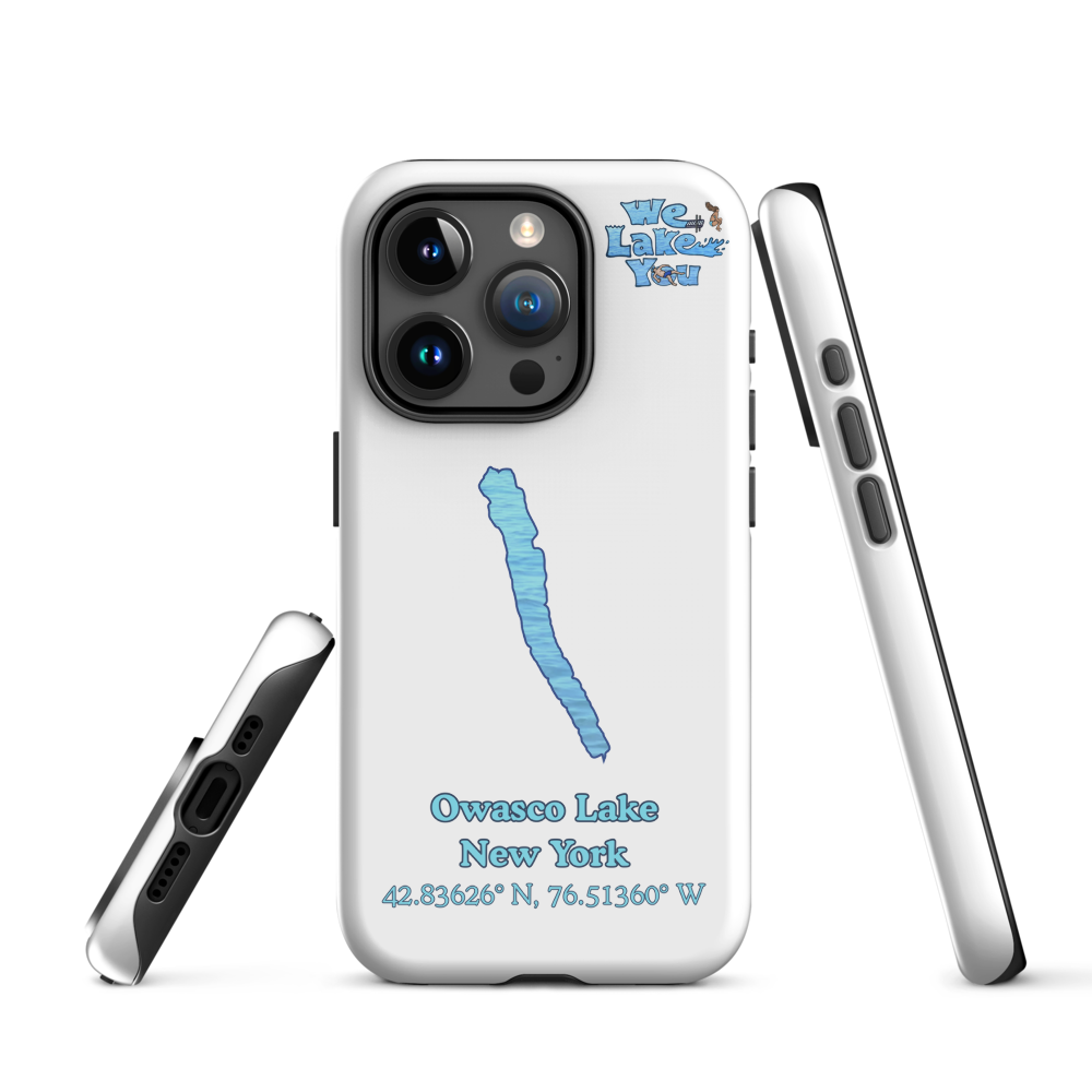 Tough Case for iPhone® 15 and 16 with Owasco Lake