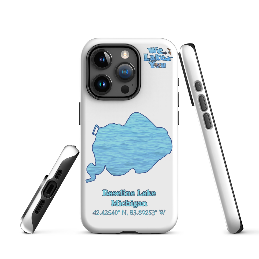 Tough Case for iPhone® 15 and 16 with Baseline Lake