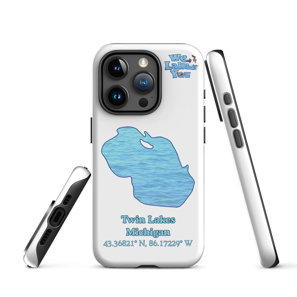 Tough Case for iPhone® 15 and 16 with Twin Lakes