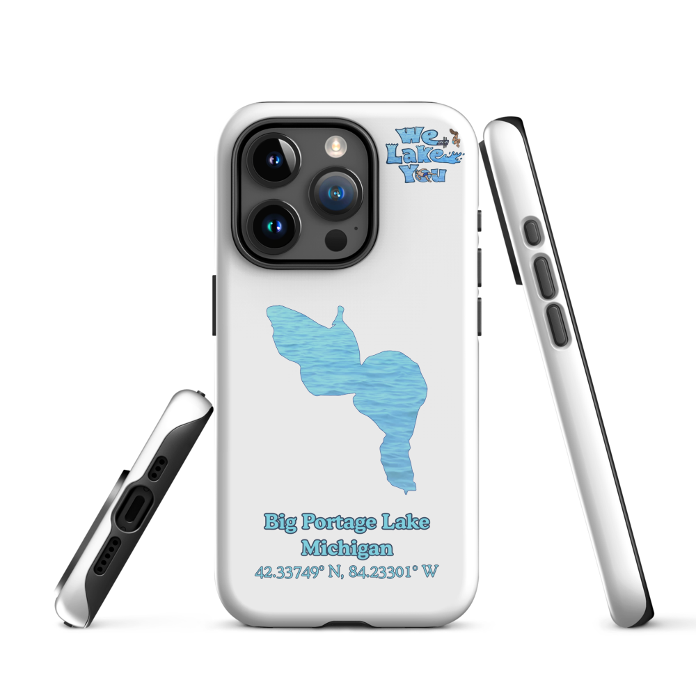 Tough Case for iPhone® 15 and 16 with Big Portage Lake