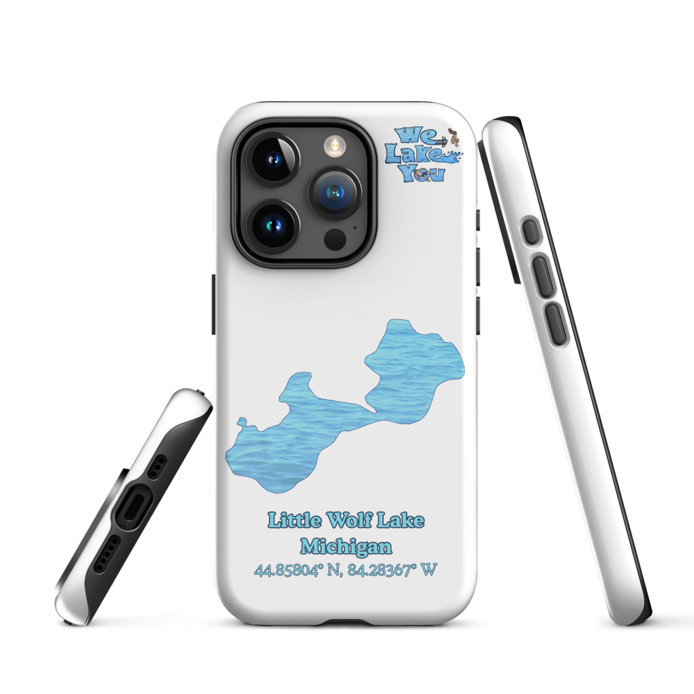 Tough Case for iPhone® 15 and 16 with Little Wolf Lake