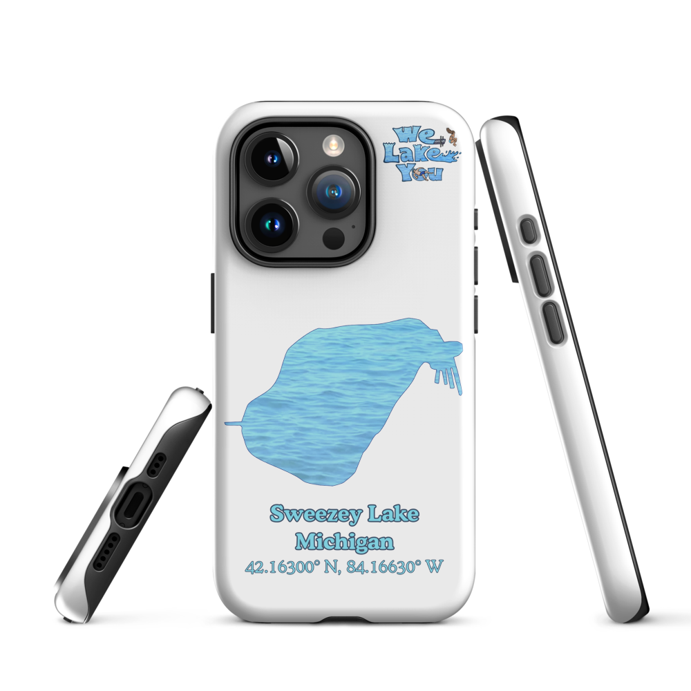 Tough Case for iPhone® 15 and 16 with Sweezey Lake