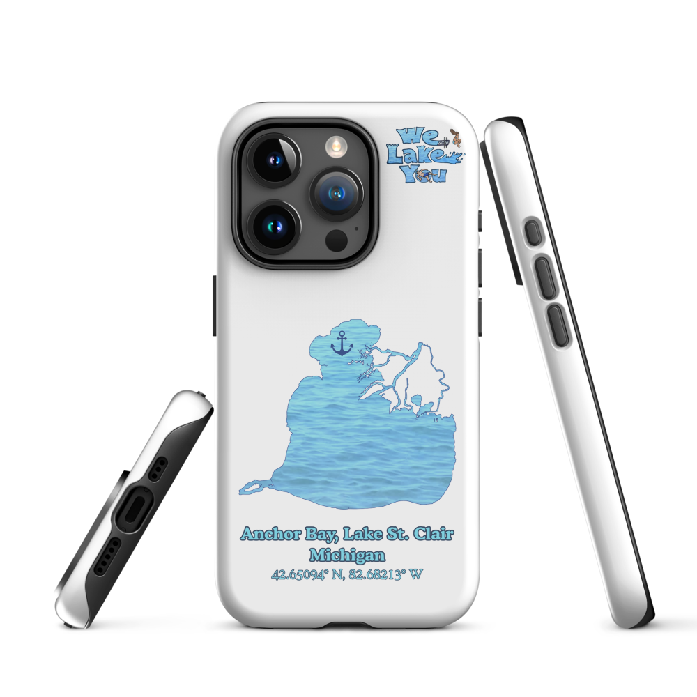 Tough Case for iPhone® 15 and 16 with Anchor Bay, Lake St. Clair