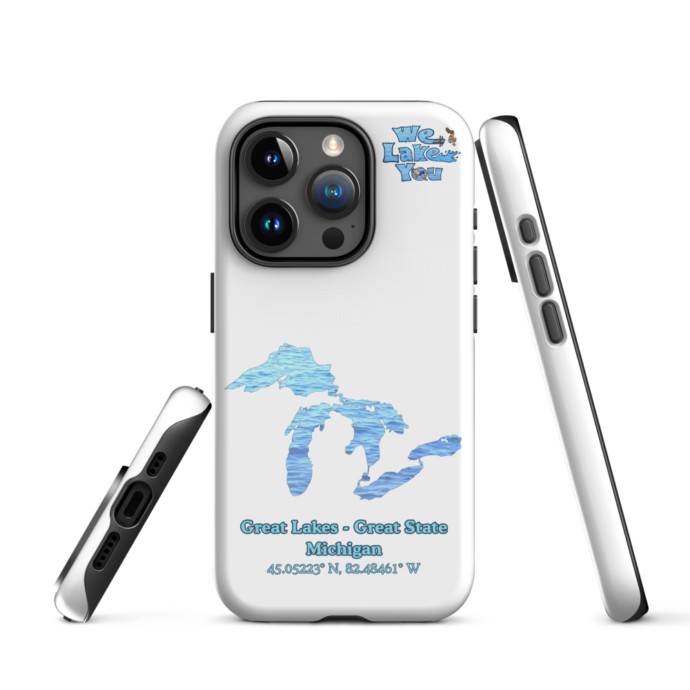 Tough Case for iPhone® 15 and 16 with Great Lakes - Great State