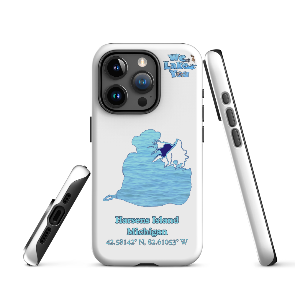 Tough Case for iPhone® 15 and 16 with Harsens Island