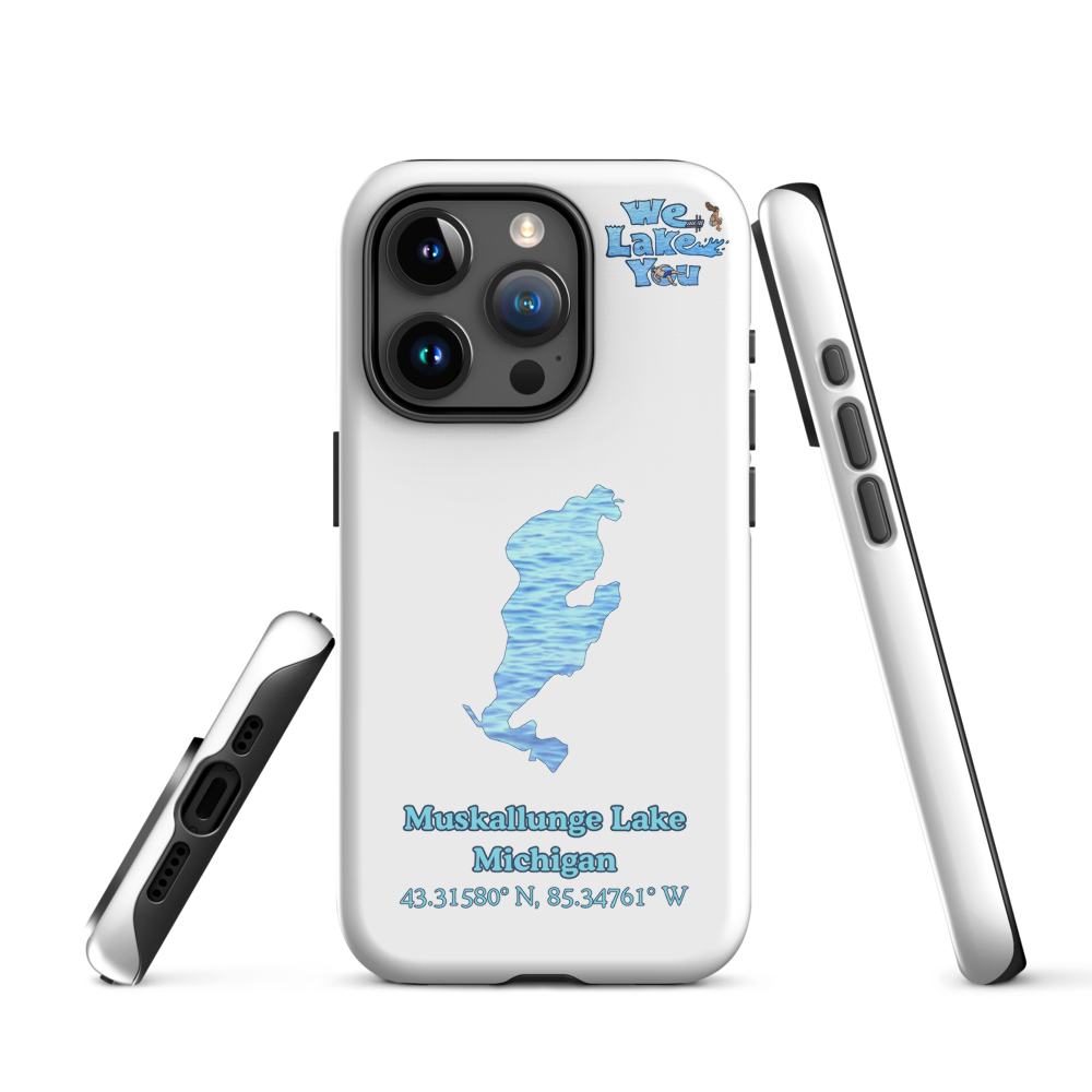 Tough Case for iPhone® 15 and 16 with Muskallunge Lake