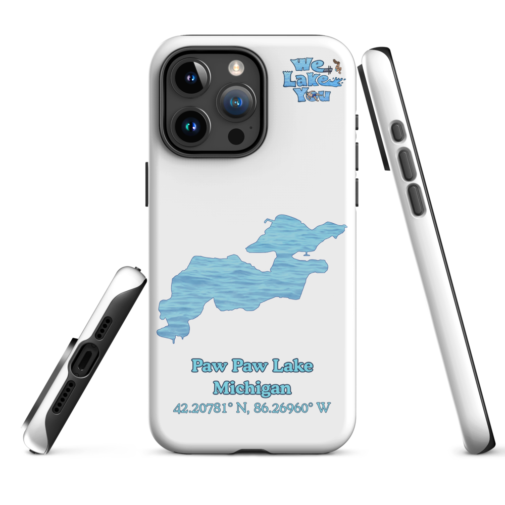 Tough Case for iPhone® 15 and 16 with Paw Paw Lake