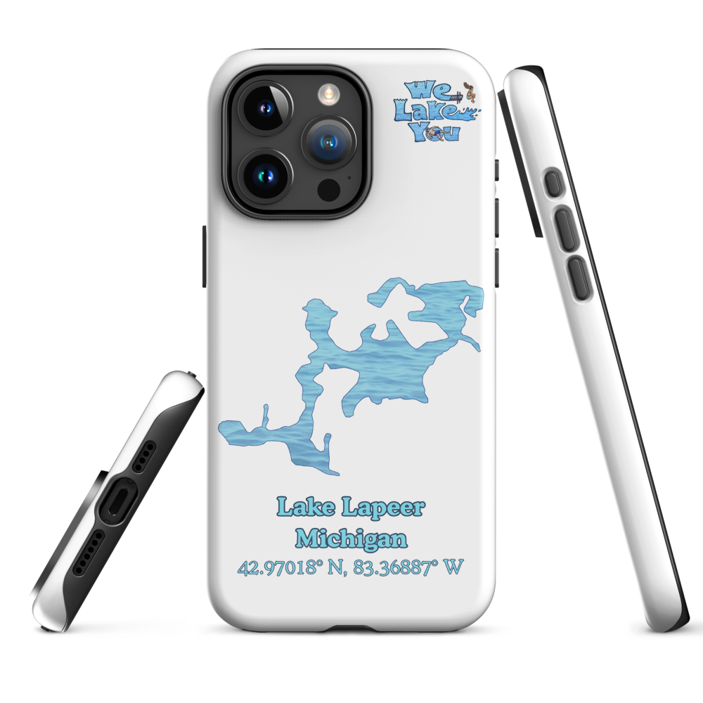 Tough Case for iPhone® 15 and 16 with Lake Lapeer