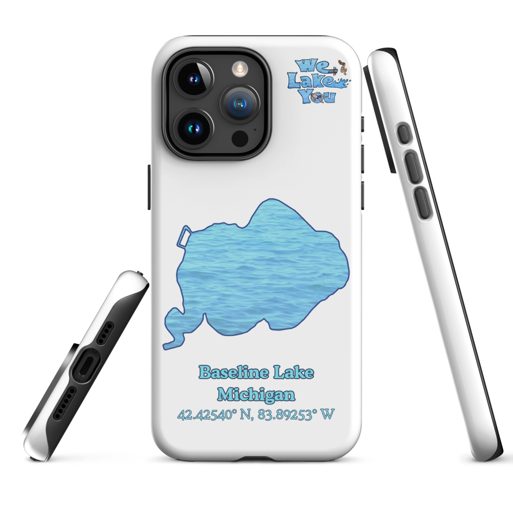Tough Case for iPhone® 15 and 16 with Baseline Lake