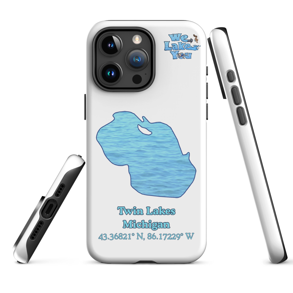 Tough Case for iPhone® 15 and 16 with Twin Lakes