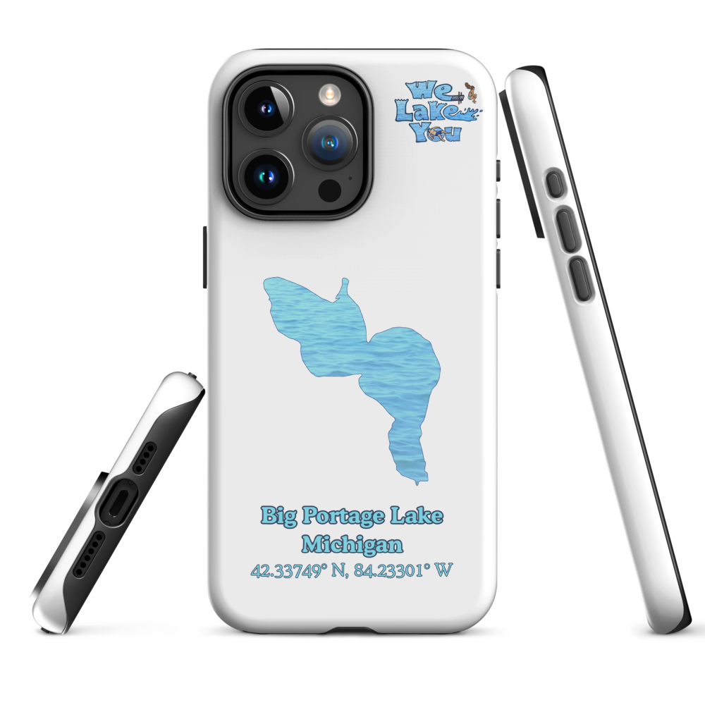 Tough Case for iPhone® 15 and 16 with Big Portage Lake