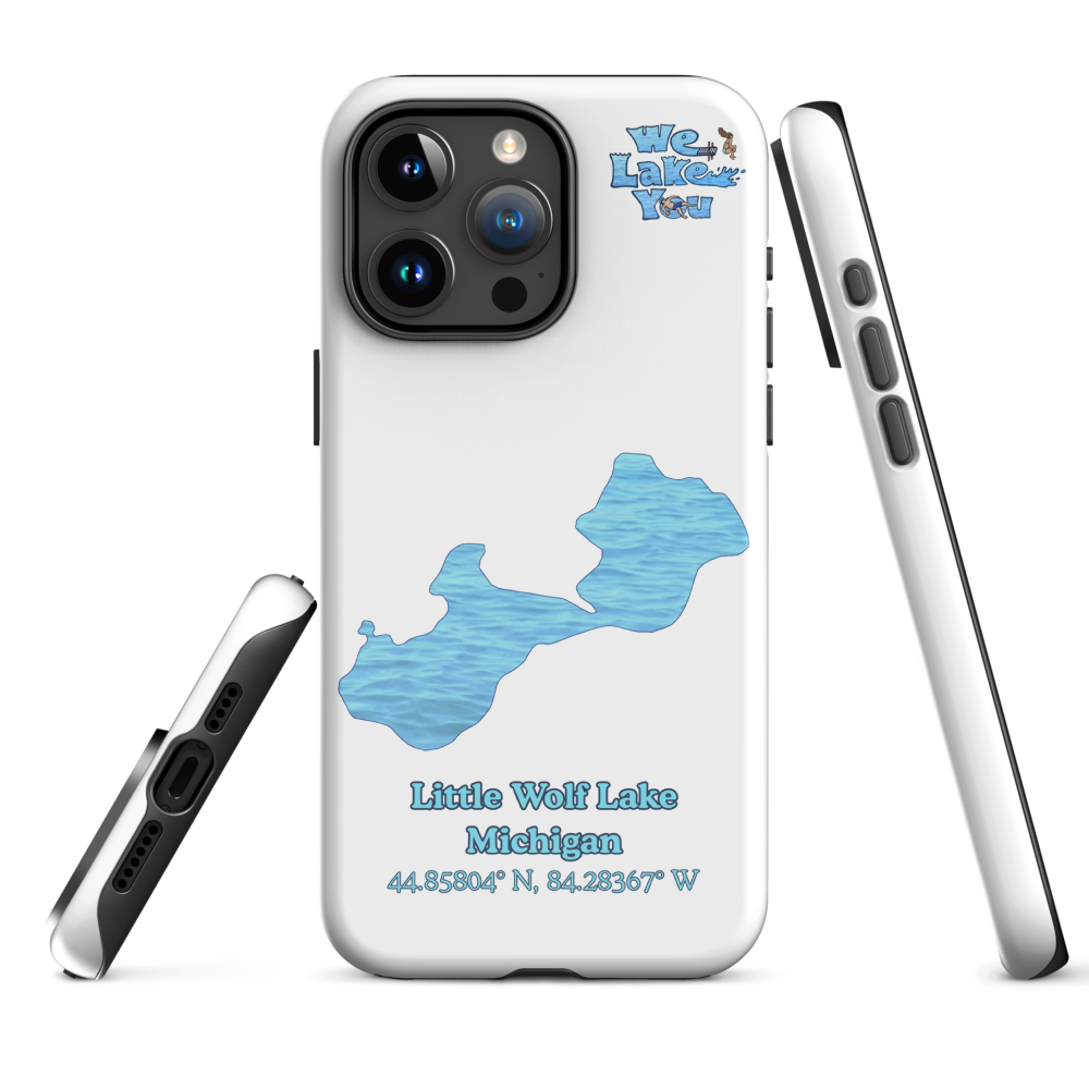 Tough Case for iPhone® 15 and 16 with Little Wolf Lake